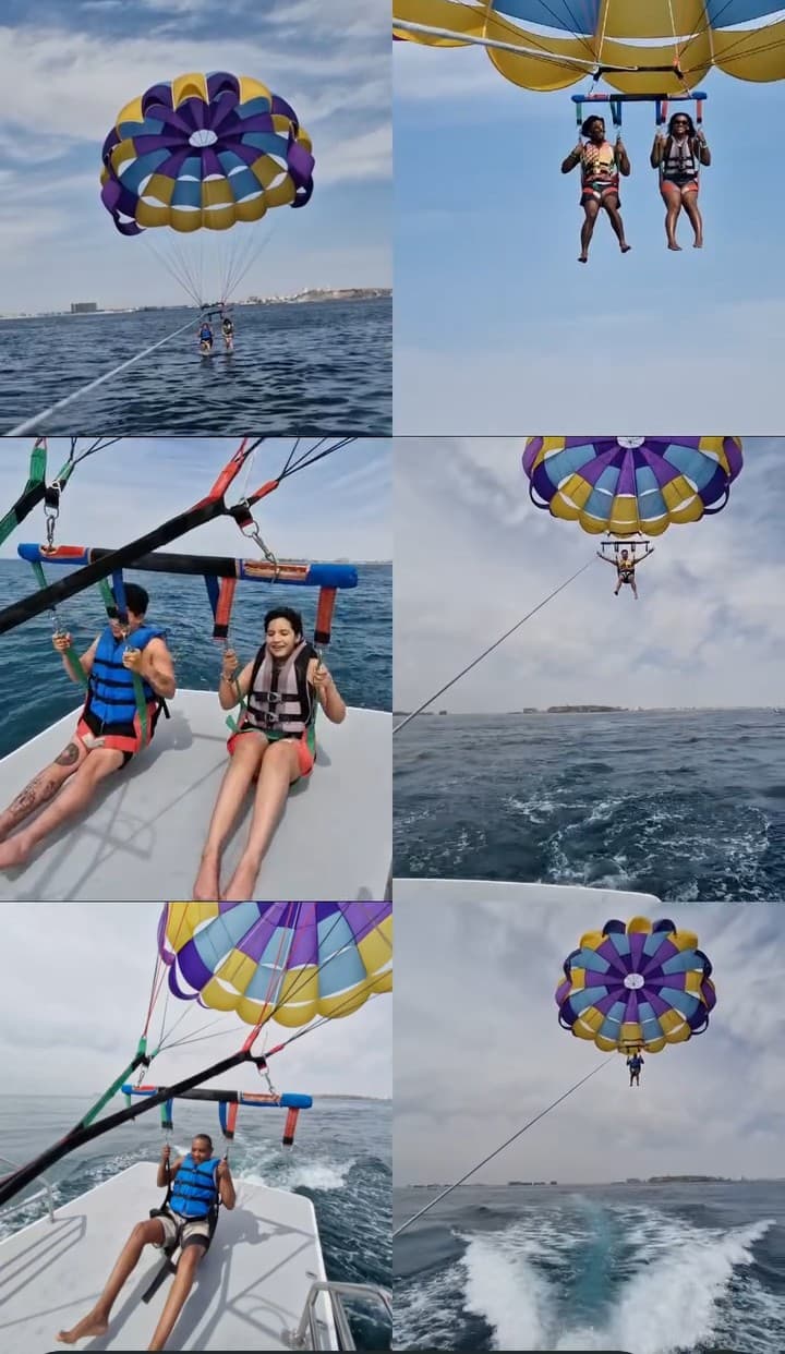 Parasailing adventures — multiple guests